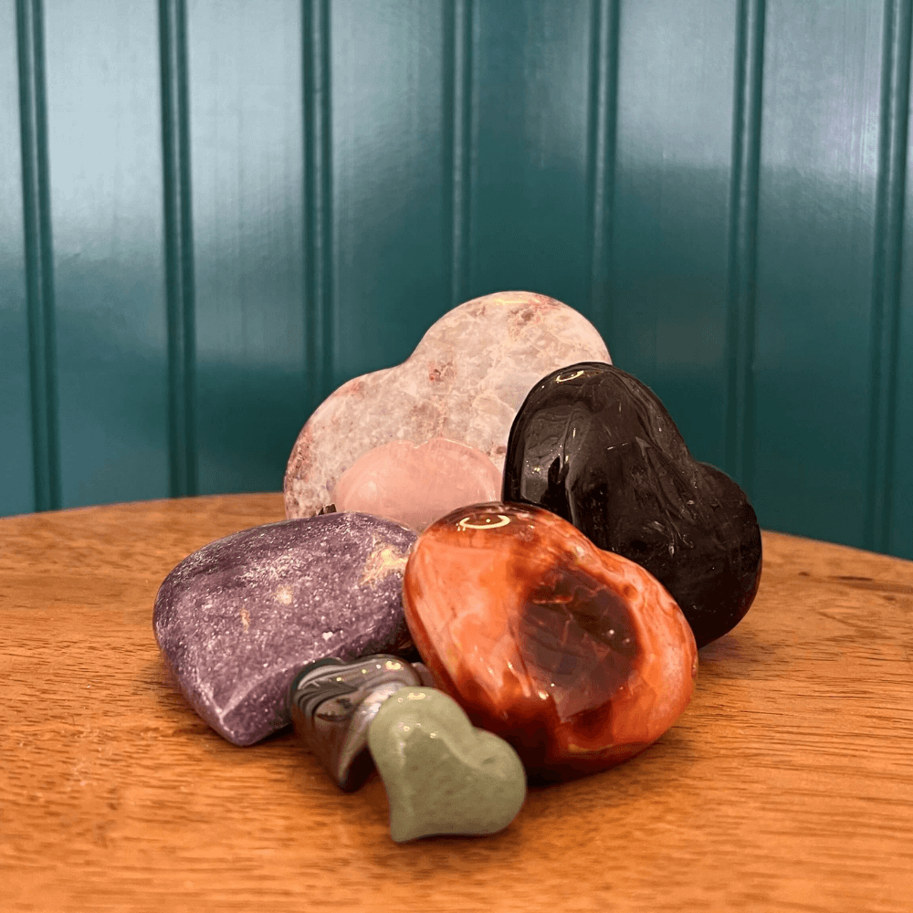 Heart Shaped Crystal Stones